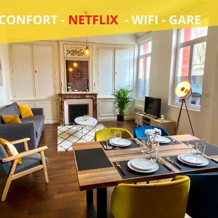 Charmant T2 Hyper-Centre, Netflix, Gare Amiens Exteriör bild