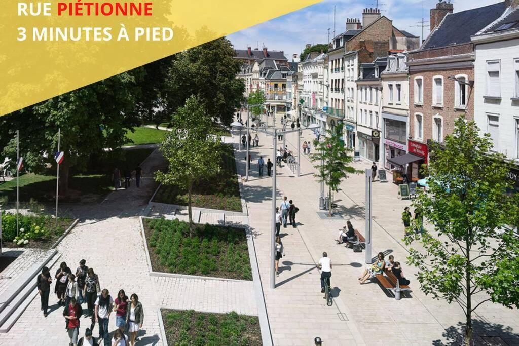 Charmant T2 Hyper-Centre, Netflix, Gare Amiens Exteriör bild
