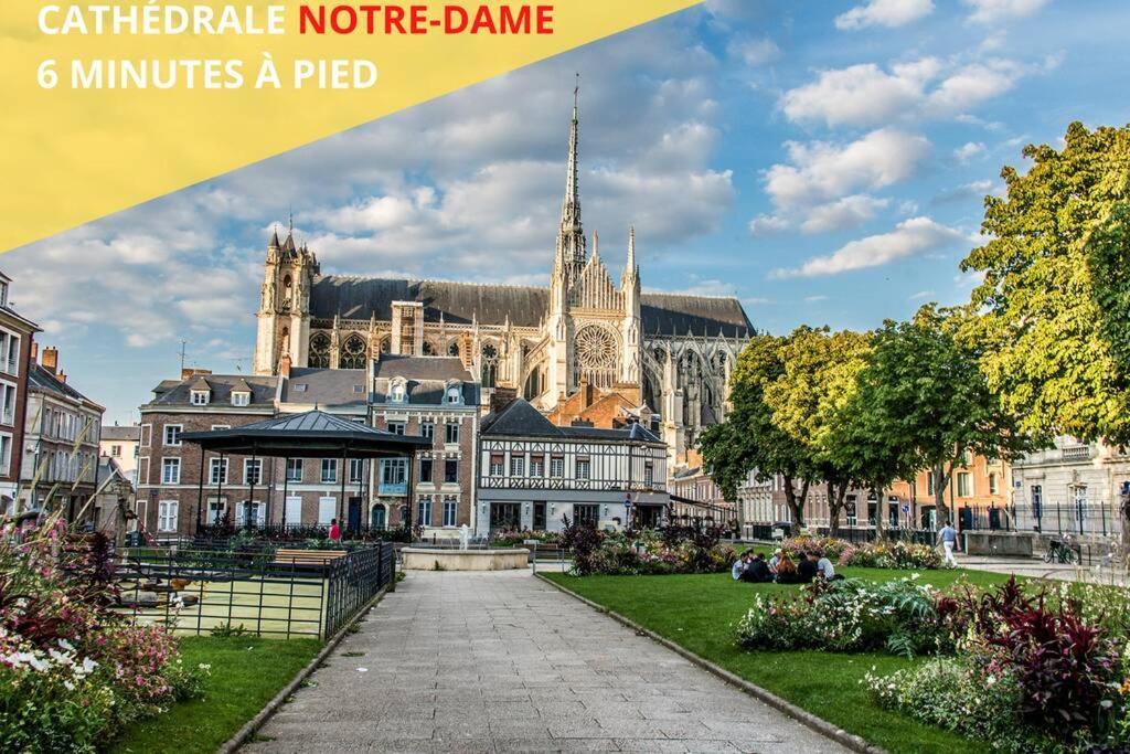 Charmant T2 Hyper-Centre, Netflix, Gare Amiens Exteriör bild